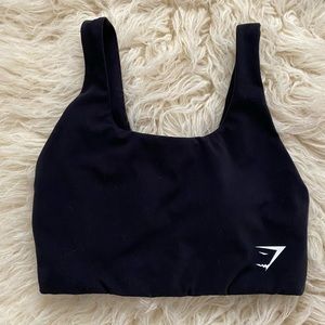 Black Gymshark sports bra